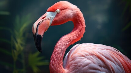 Flamingo close-up, Hyper Real
