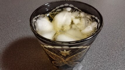 Japanese artistic cup “Kiriko”