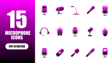 Microphone Icon Collection