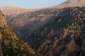Fototapeta na wymiar The Lebanon Mountains. 