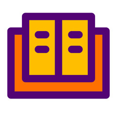 books of education fill icon collections