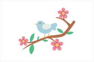 Spring Korean Style Sticker Design