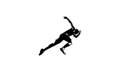 Fototapeta na wymiar sports silhouette