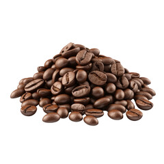 Coffee Beans PNG Cutout, Generative AI