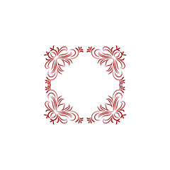 set of vector border ornaments border