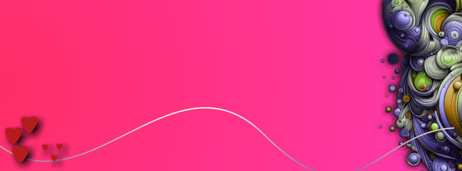 abstract background with love