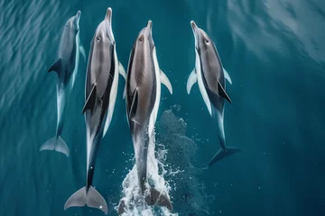 Poster Wild Pod of Dolphins  © rouda100