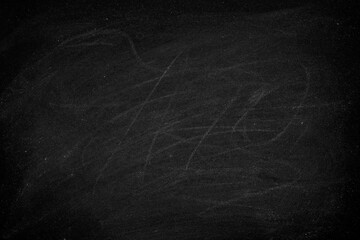 Abstract Chalk rubbed out on blackboard or chalkboard texture. clean school board for background or copy space for add text message. Backdrop of Education concepts. - obrazy, fototapety, plakaty