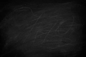 Foto op Plexiglas Abstract Chalk rubbed out on blackboard or chalkboard texture. clean school board for background or copy space for add text message. Backdrop of Education concepts. © pattanawit