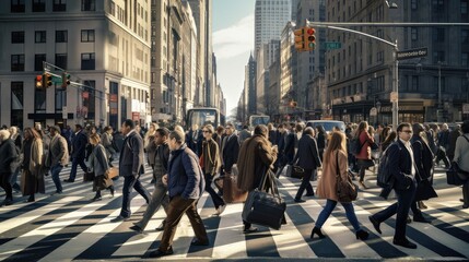 safety busy crosswalk