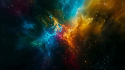 Naklejka premium The Rainbow Nebula