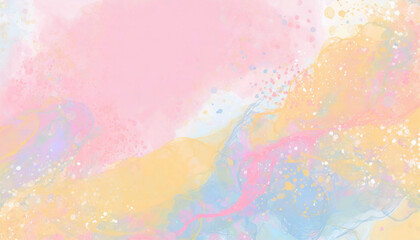 pastel tone hand drawn abstract watercolor painting wallpaper, 16:9 widescreen background