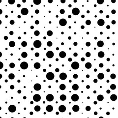 Abstract Fractal Geometry Monochrome Seamless Patterns and Vector 