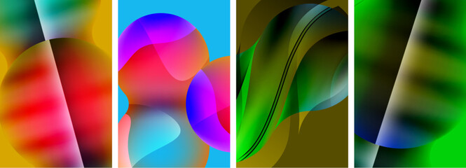 Abstract colors. Abstract backgrounds for wallpaper, business card, cover, poster, banner, brochure, header, website