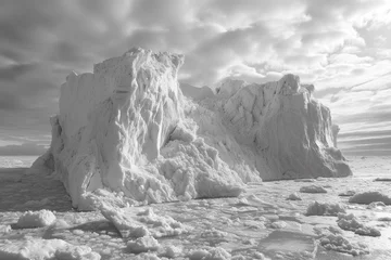 Foto op Plexiglas Highlighting the melting ice caps as a symbol of global warming © Veniamin Kraskov