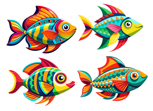 set of fish