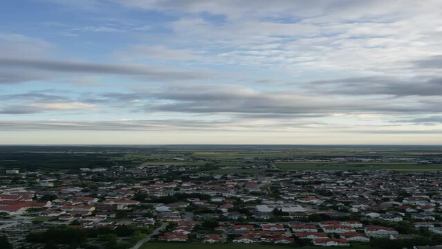ドイツ　バイエルン州　バートヴェリスホーフェン　温泉地　空撮