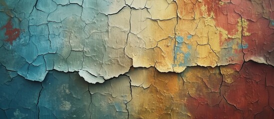 Unicolorous Wall: A Striking Cracked Texture Background Painted in a Unicolorous, Unicolorous, Unicolorous Palette
