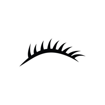 eyelash logo icon