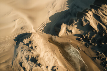 Aerial of Desert Landscape 