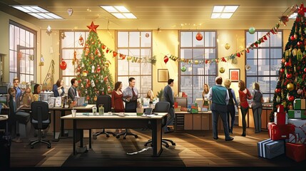 festivity holiday party office