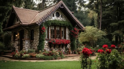 countryside holiday house outside