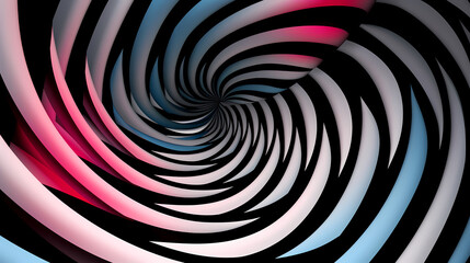 Fototapeta premium Optical illusion, optical art abstract background