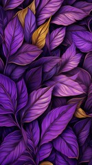 Yellow and violet. Floral background.