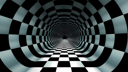 Naklejka premium Optical illusion, charming abstract pattern background