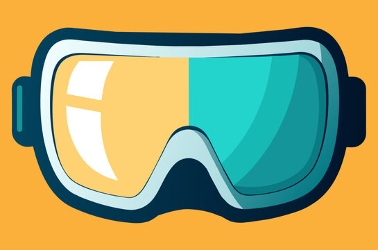 virtual reality glasses or ski goggles