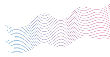 Abstract wavy lines element background. Suitable for AI, tech, network, science, digital technology theme	

