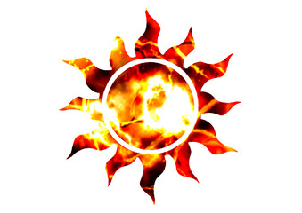 アイコン　太陽のマーク