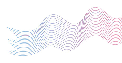 Abstract wavy lines element background. Suitable for AI, tech, network, science, digital technology theme	
