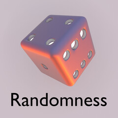 Randomness - unpredictable concept - 733599756