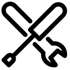 Toolbox vector outline icon