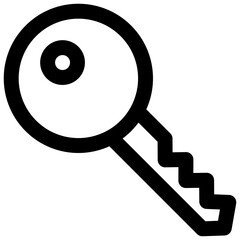 Keys vector outline icon