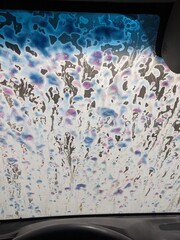 Colorful Car Wash Suds