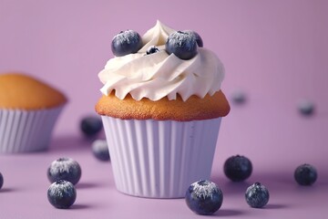 blueberry muffins with blueberries