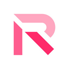 Monogram R design vector logo. Monogram initial letter mark R logo design. Monogram design vector logo. Monogram initial letter mark R logo design. Simple R monogram. Monogram R design logo