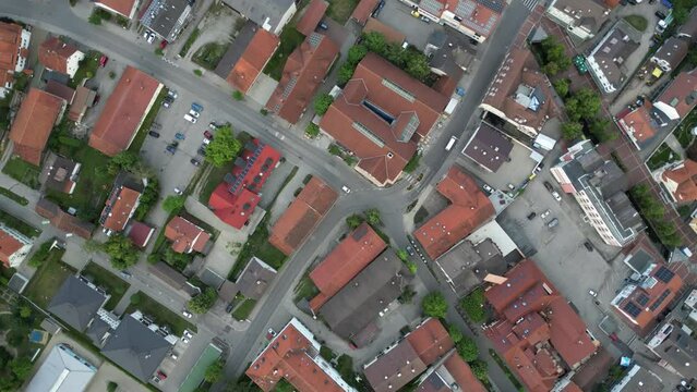 ドイツ　バイエルン州　バートヴェリスホーフェン　温泉地　空撮