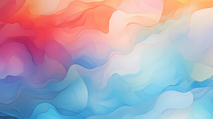 Fototapeta premium Colorful abstract watercolor seamless pattern background, abstract texture