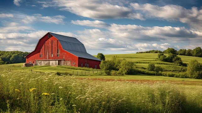 red ohio barn