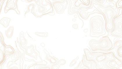 Topographic map background geographic line map with elevation assignments. Modern design with White background with topographic wavy pattern design.