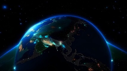 Obraz premium abstract colorful background with bubbles