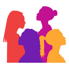 International Women's Day Silhouette