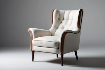 armchair isolated on white background