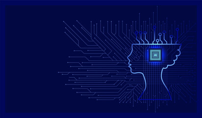 Modern technologies, data exchange processing process.
 A microchip implanted in a person.