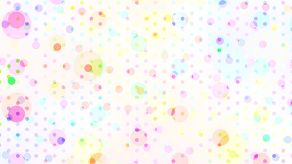 background with bubbles dots circle colorful 