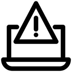 problem Alert vector outline icon