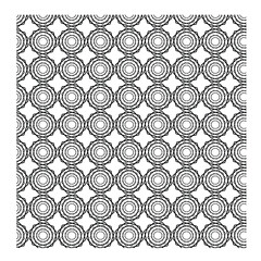 seamless pattern with circles repeated fabric design background